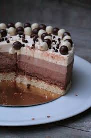 Entremet De Mousses Aux 3 Chocolats Dessert De Fete Desserts De Fete Gateaux Et Desserts 3 Chocolat