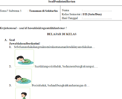 Soal ini bisa digunakan sebagai bahan latihan dalam menghadapi ujian akhir semester 1 mata pelajaran pjok (penjasorkes) untuk kelas 10 sma/ma. Download Soal Uh Pjok Kelas 1 Tema 7 Semester 2 K13 Revisi 2018 Dicariguru Com