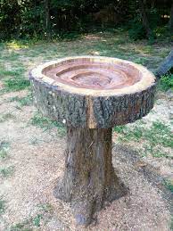 15 Beautiful Bird Bath Design Ideas On Your Home Yard Decor Gardening Ideas Diy Bird Bath Bird Bath Cedar Wood Projects