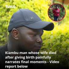 Joseph Wanyonyi was allowed to see his wife alive for one last time before  she passed away after welcoming a newborn 🥺Video report in the comment  section. Photo: Citizen TV Kenya (YouTube).