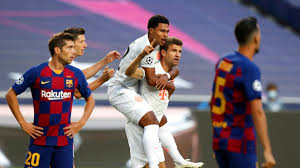 Bierhoff formuliert den ersten auftrag. Champions League Bayern Munich Hand Barcelona Humiliating 8 2 Defeat To Enter Semifinals Football News India Tv