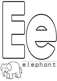 Let your kids to reveal all the imagination! Kindergarten Kids Letter E Coloring Page Best Place To Color