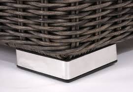 Poly rattan lounge set gartenmöbel sitzgruppe gartenset sofa couch garnitur. Poly Rattan Sofa Siena Modulare Gastronomie Qualitat Naturgrau Grau Braun Ebay