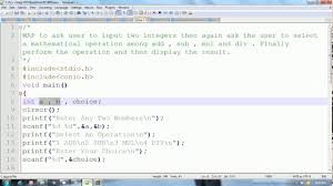 C Programming In Hindi Switch Statement Example Calculator Program Switch Statement C Programming Statement