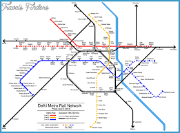 Delhi Metro Map Travelsfinders Com