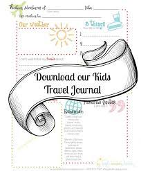 Kids Printable Travel Journal My Family Vacation Planner Kids Travel Journal Travel Journal Family Vacation Planner
