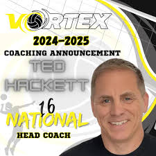 With over thirty years of experience in both playing and coaching, Coach  Ted brings a wealth of knowledge and expertise to the volleyball court. As  an Outside Hitter for the men's college
