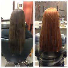 Before And After Brunette To Copper Red Red Hair Woman Brunette To Red Hair Red Brown Hair