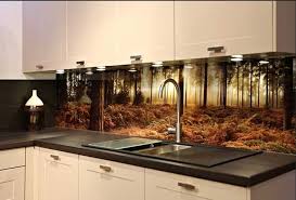 Ansicht Innovation Fototapete Kuchenruckwand Mit Waldbild Fur Optionen Dekoration Kuche Design Mit Installat Kuchenruckwand Ideen Kuchenruckwand Kuchenprodukte