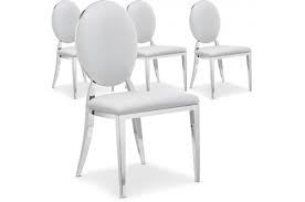 Lot De 4 Chaises Sofia Baroque Blanc Chaise Pas Cher