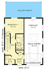 Very simple small home plan shows contrasting color on the exterior. Innovative 3 Bedroom Small House Plan With Garage 68546vr Architectural Designs House Plans