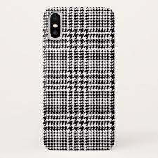 Glen Plaid Prince De Galle Pattern Iphone X Case Pattern Sample Design Template Diy Cyo Customize Pattern Iphone Iphone Glen Plaid