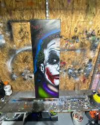 It's joker time! Wanted to rep my three favorite characters  #art#acrylicpainting #joker#dccomics #conceptdesigns.art