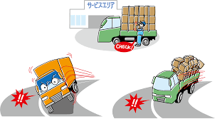 トラック 荷 崩れ