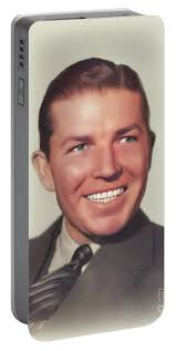 Bruce Cabot, Vintage Actor #1 Portable Battery Charger by Esoterica Art  Agency