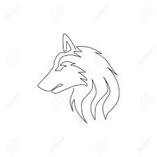 Deer head sketch deer head hand drawn deer draw deer front face deer drawn deer sketch buck drawing black and white elk white stag male deer head. One Single Line Drawing Of Dangerous Wolf Head For Hunter Club Royalty Free Cliparts Vectors And Stock Illustration Image 154547011