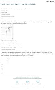 Scatter plot in this video, you will learn that a scatter plot is a graph in which the data is plotted as points on a coordinate grid, and note that a. Behavior Scatter Plots Worksheets Printable Worksheets And Activities For Teachers Parents Tutors And Homeschool Families