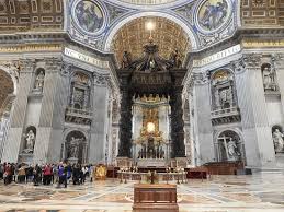 Paus paulus vi mengumumkan temuan galian tulang belulang dari abad pertama kuburan roma. Main Altar Foto Basilika Santo Petrus Vatican City Tripadvisor