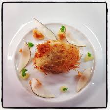 La Lotte Servie A Panache Restaurant De L Auberge Saint Antoine De Quebec Monkfish Served At Panache The Dining Room Of Auberg Food Food Pictures Gastronomy