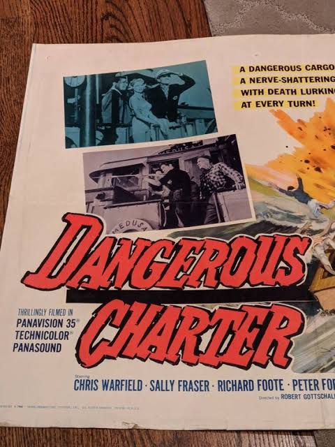 Póster original de la película Dangerous Charter de 1962: media hoja Chris  Warfield Sally Fraser - Etsy España
