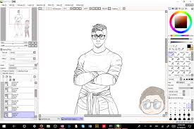 A drawing ( duh) a computer ( i did this on a 6 year laptop with 512 ram ,its old but got me out of a lot of trouble.) a scanner or go to the window with the drawing and and click on the image menu and then on merge visible layers.( this will merge all the visible layer in to one layer. Guide For A High School Digital Artist Hyde School