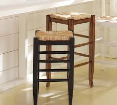 pottery barn napoleon backless barstool