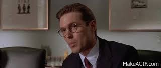 The sound drops and all we hear is the beating of his heart as he stares at the card enviously. American Psycho Business Card Scene Hd 720p On Make A Gif