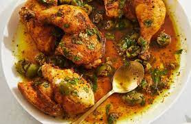 Vinegar Chicken With Crushed Olive Dressing Recipe Vinegar Chicken Nyt Cooking Recipes