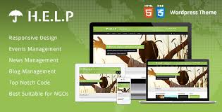 Theme which fits for all kind of charity, fundraising, nonprofit, ngo, . Help Ngo Wordpress Theme By Themebazaar Themeforest