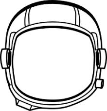 Astronot Kaski Boyama Astronot Astronot Kask Gezegenler