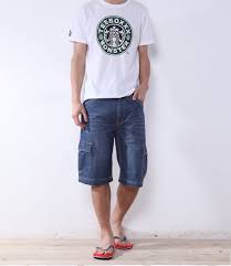 Bermudas molleton ou bermudas chinos style casual, découvrez notre sélection de bermudas homme pas chers. Bermuda En Jeans Pour Homme Avec Poches Cotes Grandes Tailles