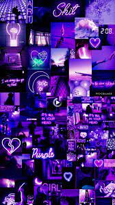 Purple Wallpaper Iphone Neon In 2021 Foto Sampul Estetika Ungu Wallpaper Ponsel