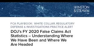 Have you got money worries? Doj S Fy 2020 False Claims Act Statistics Understanding Where We Have Been And Where We Are Headed