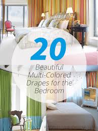Affordable, original and filled with favorite autumn season colors, you don't want to miss bring the colors of autumn inside with creative, artistic fall color drapes. 20 Beautiful Multi Colored Drapes For The Bedroom Home Design Lover