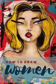 Discover The Whimsical Style Of Mixed Media Artist Karen Campbell Learn How To Draw Faces How Mixed Media Art Tutorials Art Journal Inspiration Face Drawing
