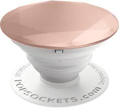 Making the world and your device a better place. Popsockets Official Not Swappable Expanding Grip And Stand For Smartphones And Tablets Rose Gold Metallic Diamond Amazon De Elektronik