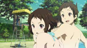 hyouka mayaka dragging satoshi back home anime