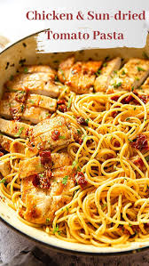 Sun Dried Tomato Pasta Tossed With Plenty Of Garlic Chilli Flakes Parsley And Good Quality Oli In 2020 Comfort Food Recipes Dinners Sweet Chilli Chicken Pasta Dishes