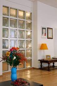 Exterior wall design with glass blocks is a modern way to brighten up home interiors, safe on electricity and window treatments, and add personality to the. Glass Blocks Glass Bricks Seves Glassblock Brick Wall Living Room Glass Blocks Wall Wall Partition Design