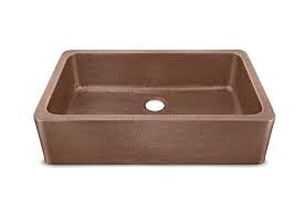 Which can now be the center of attention in the bathroom. Sinkology Porter Farmhouse Apron Front 36 Antique Copper Single Bowl Kitchen Sink At Menards