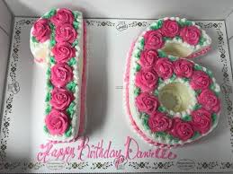 Happy sweet 16th birthday party cake design ideas decorating tutorial sweet sixteen at home classes. Ideas About Number 16 Birthday Cake