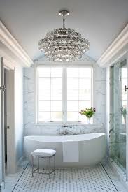 The natural wood paired with a moss detail under the basin. White Marble Bathroom Houzz