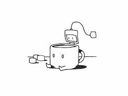 Find funny gifs, cute gifs, reaction gifs and more. Tea Time Animation Art Animation Animated Drawings