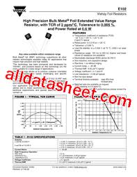 E102 is a food additive approved by the european union (eu). E102 Datasheet Pdf Vishay Siliconix