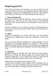 Our cv examples will give you inspiration on how to design the right cv for the job. How To Prepare A Cv