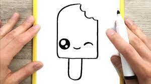 37 trucchi facili e divertenti per disegnare. Come Disegnare Un Ghiacciolo Kawaii Disegni Facili Youtube