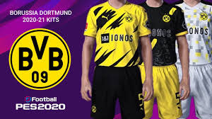 Ac milan also dropped their new home shirts for the upcoming season this week, while crosstown rivals inter revealed their new home and away kits earlier this. Borussia Dortmund 2020 21 Kits Pes 2020 Youtube
