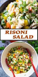 Risoni Salad Healthy Grilling Recipes Vegetarian Salad Recipes Risoni Salad