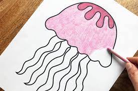 Animal templates shape templates templates printable free printable fish invitation templates fish outline animal outline fish coloring page colouring pages. Jellyfish Free Printable Templates Coloring Pages Firstpalette Com