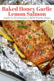 Baked Garlic Lemon Salmon In Foil Recette Recettes De Cuisine Recette Poisson Repas Midi